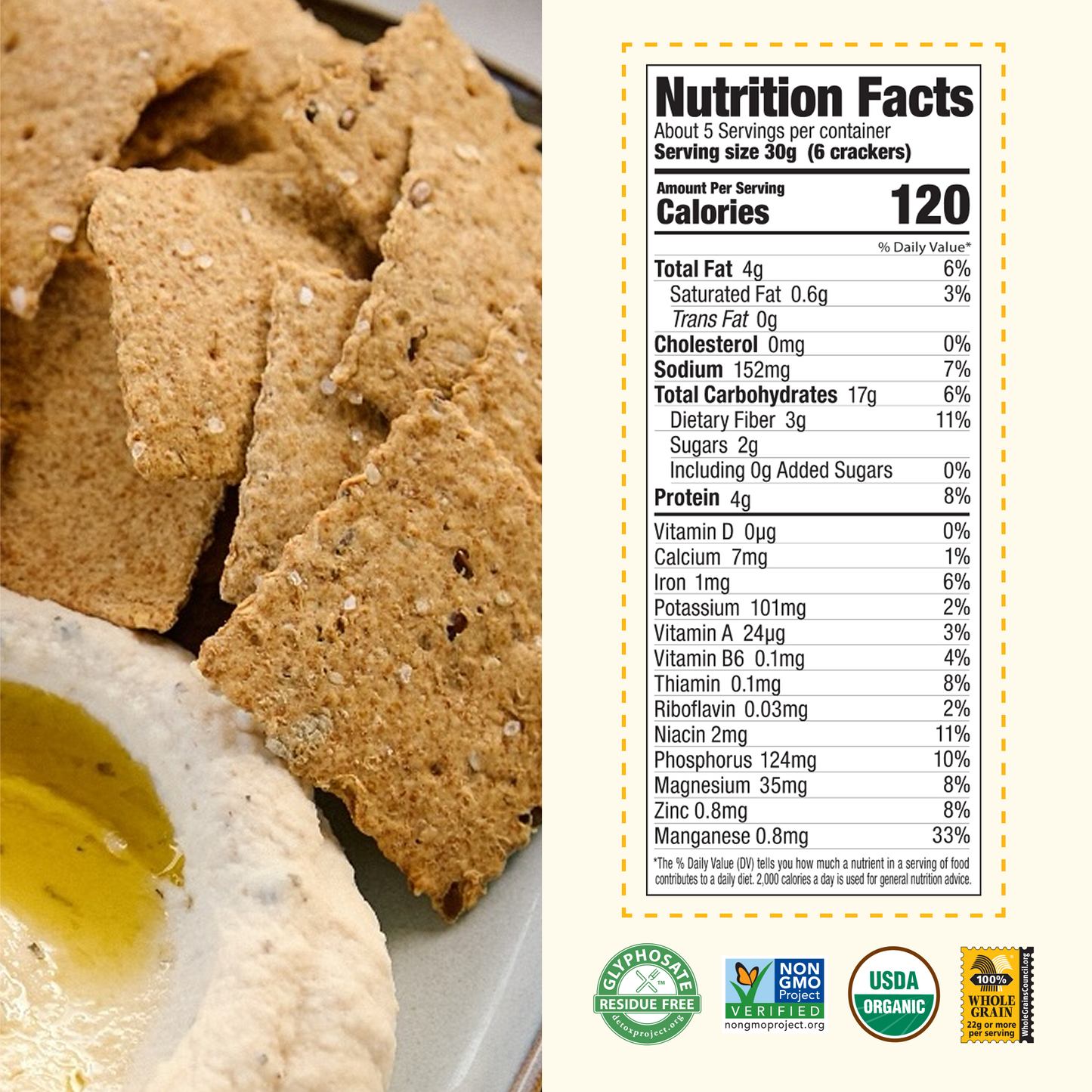 Seeds & Sea Salt Crackers