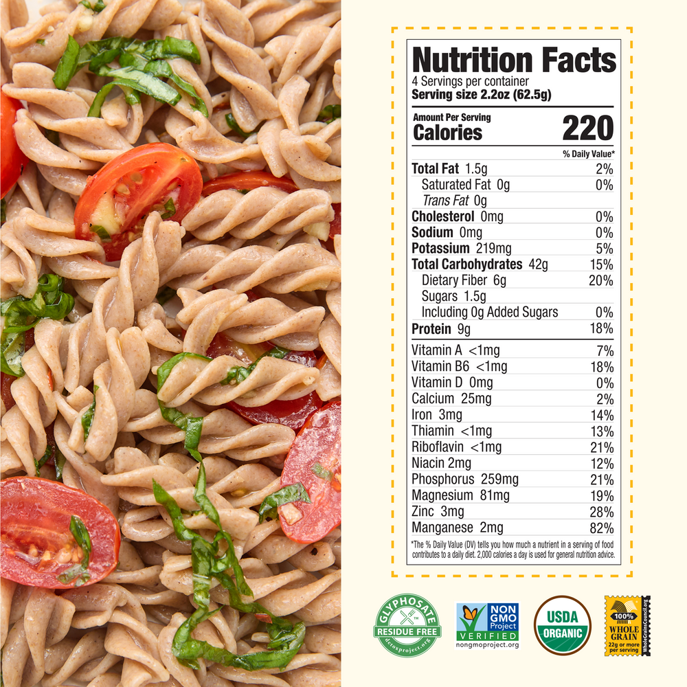 Organic Einkorn Fusilli