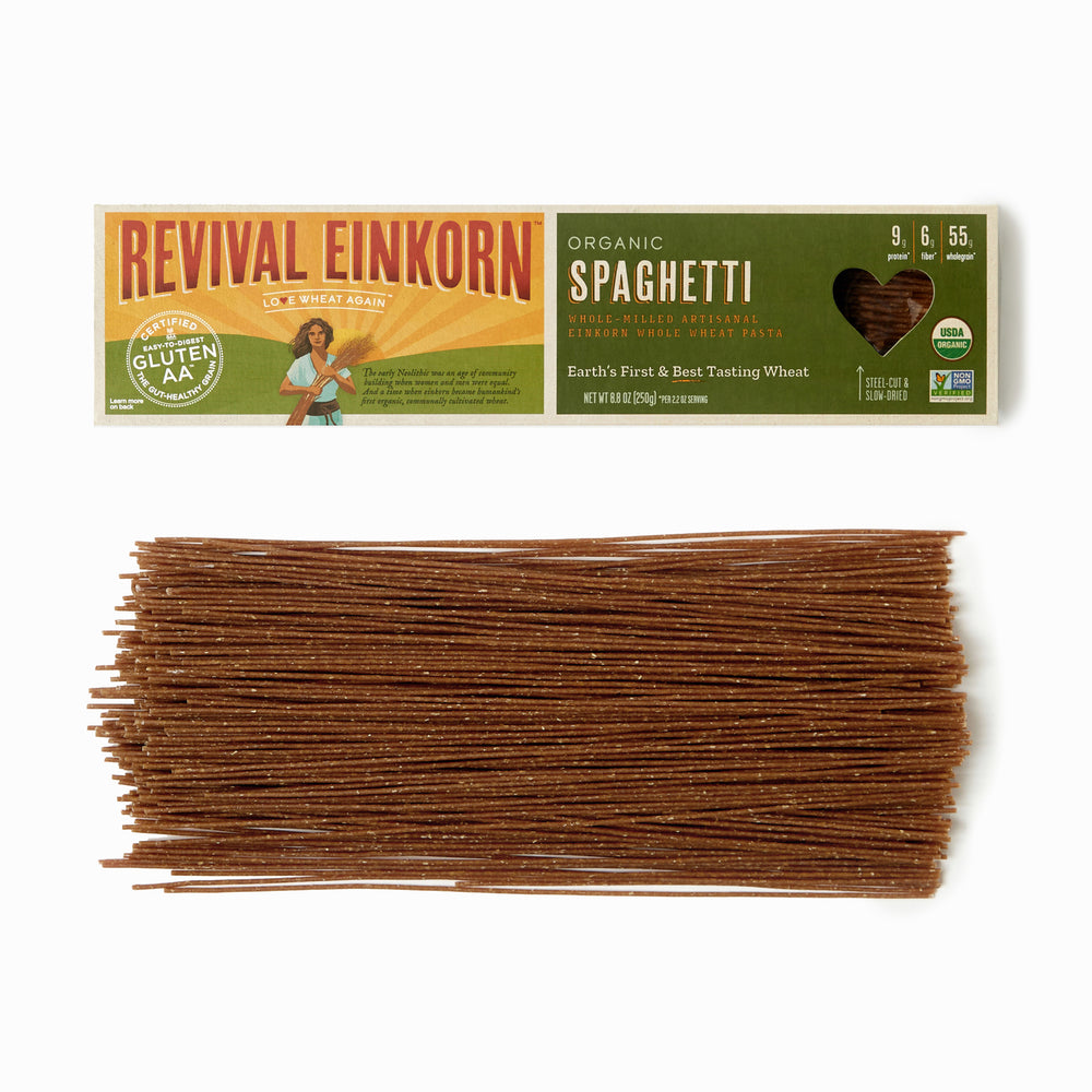
                  
                    Organic Einkorn Spaghetti
                  
                