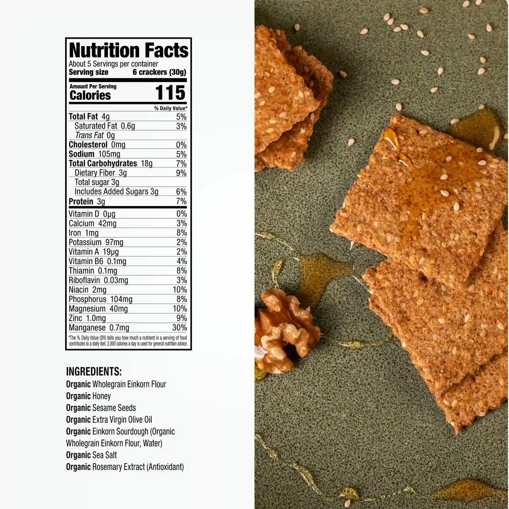 
                  
                    Toasted Sesame & Honey Crackers
                  
                